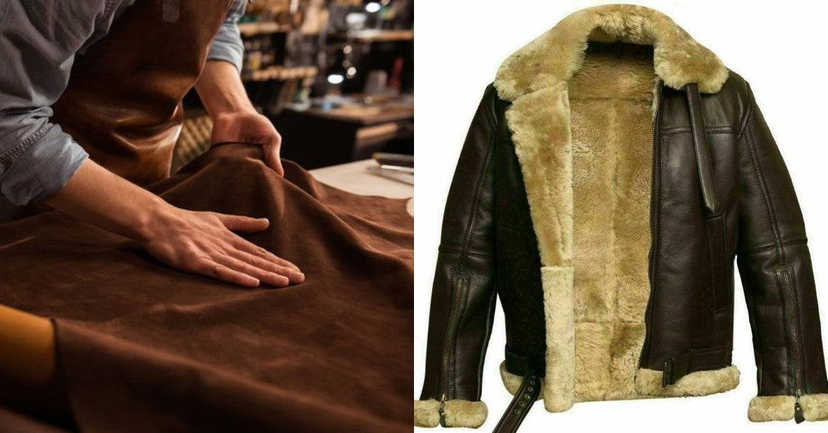 Men’s Designer Long Winter Real Sheepksin Fur Coat