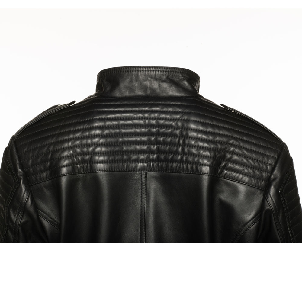 Azura Black women's biker jacket