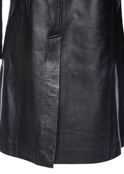 Reiner Black Buttoned up Long coat