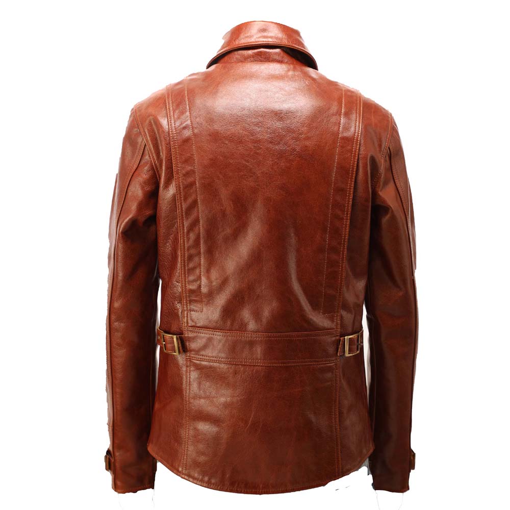 Bakers Classic Tan Oiled Leather Jacket
