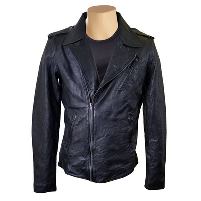 Wrinkled Leather Jacket
