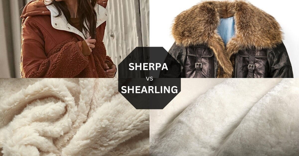 Sherpa Shearling Belt Bag, Rust