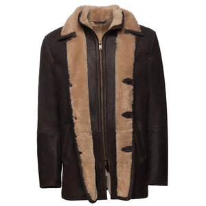 Men's Brown Fur Shearling Coats