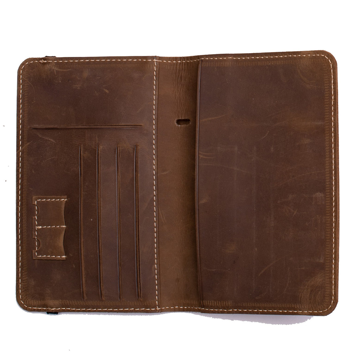 Canadian Brown Leather Passport Cover and Travel Wallet