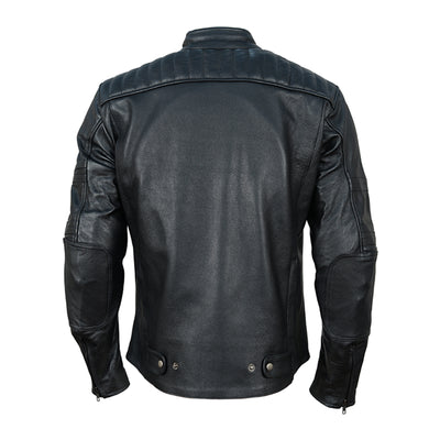 Owen's Streamline Racer armored motorcycle Leather Jacket