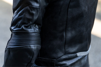 Airflow 2.0 Black Premium Leather Armored Motorcycle Jacket