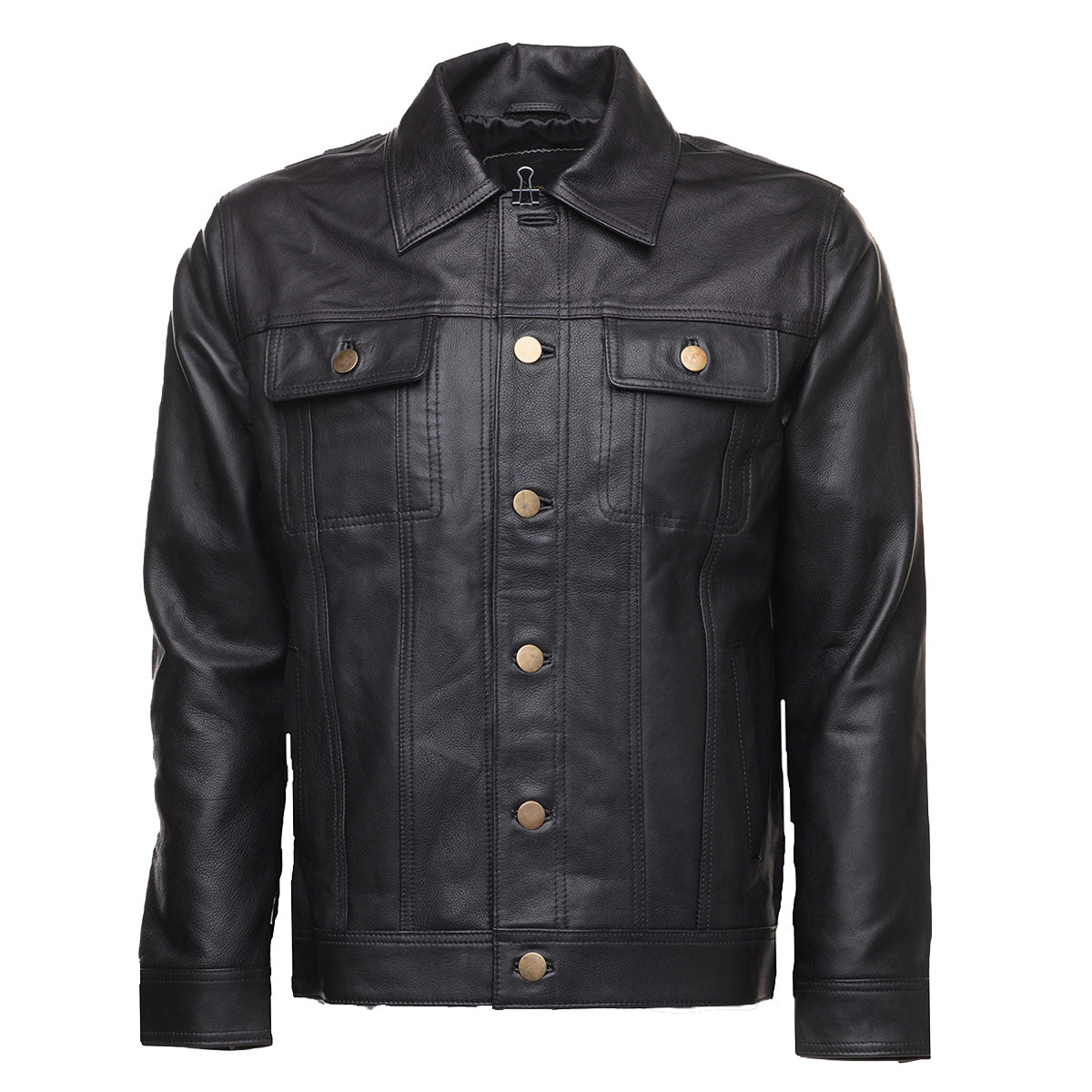 Mason Trucker leather jacket