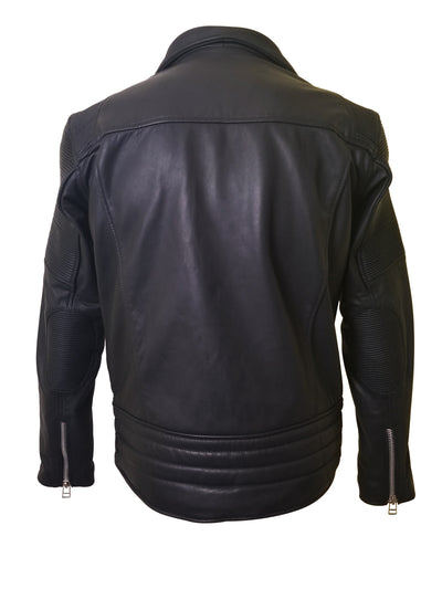 Stretchy Leather Brett's Biker Style Leather Jacket