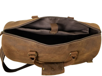 Business and Travel Duffel Vintage Leather Bag