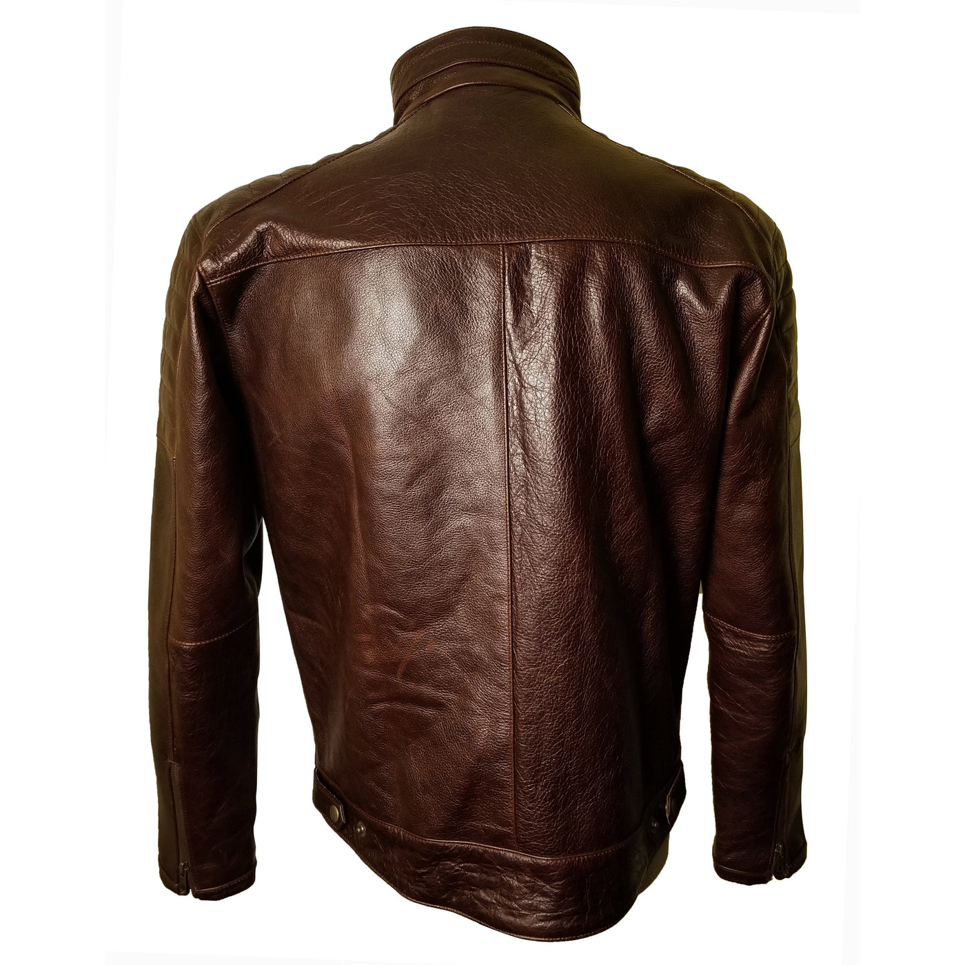 Mortons Vintage moto jacket with belt