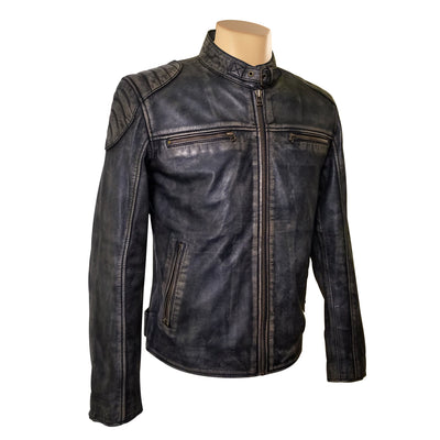 Comfortable Hendrix's Distressed Leather Jacket