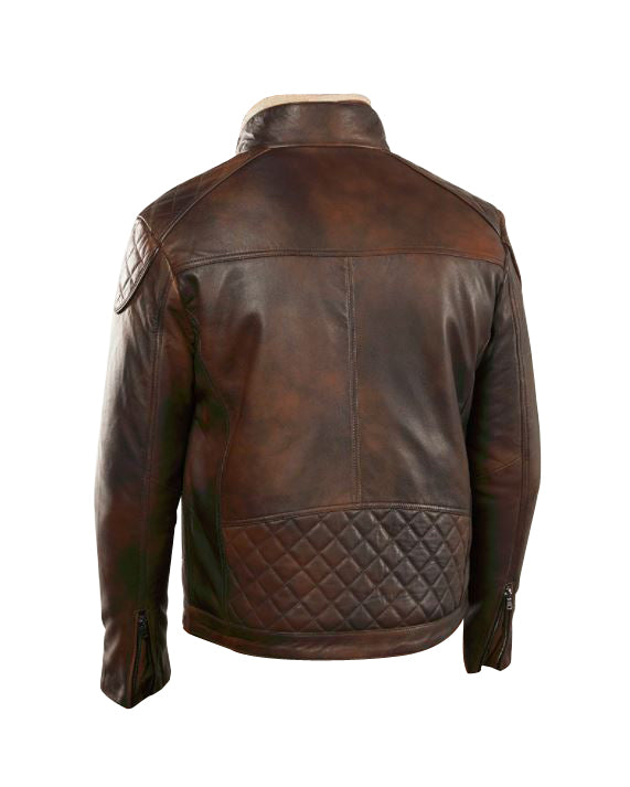 Comfortable Pure Leather Desert leather jacket 
