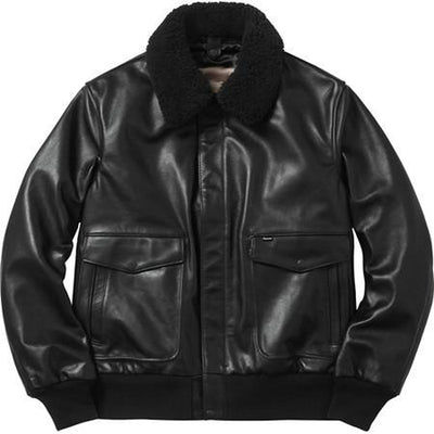 A-2 Leather Bomber Jacket's classic looks