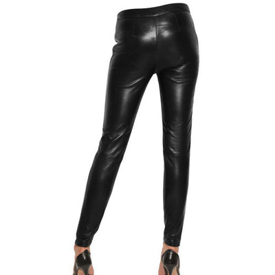 Plain Leather pants (style #3) - Lusso Leather - 2