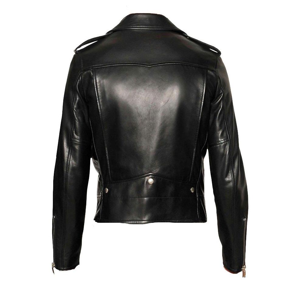 Classic biker style jacket with Epaulette