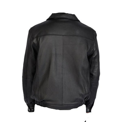 collar leather jacket mens