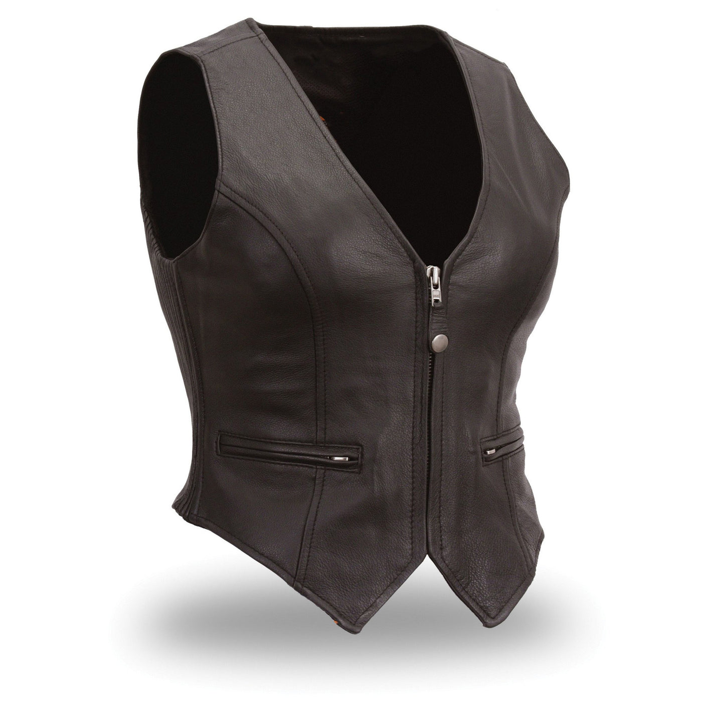 Fashionable Women's casual leather vest