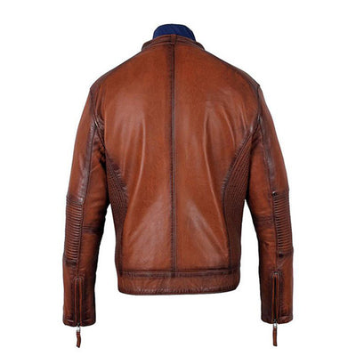 Stylish Jacket Ruda Burnished Leather