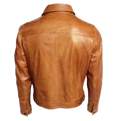 Glovers Tan Woodland Leather Shirt