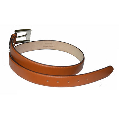 unique or custom Genuine Tan Brown Leather Belt With Suede Lining