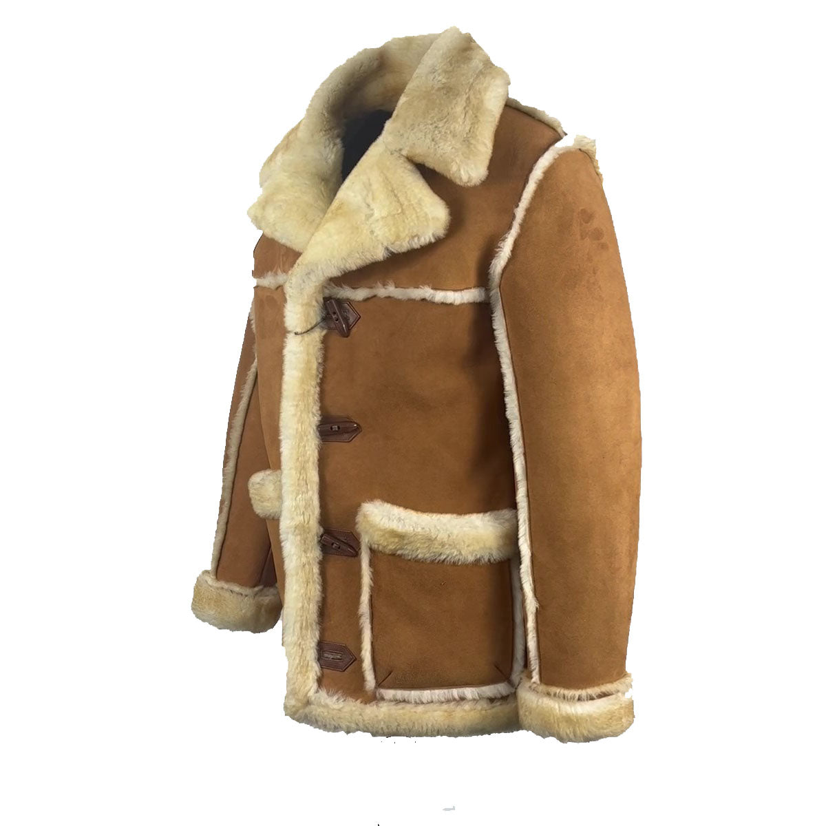 Roddy Piper Western Style Shearling Jacket