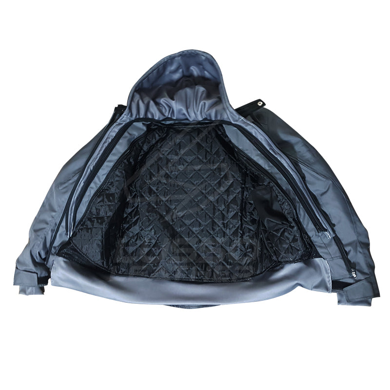 Textile Motorcycle Jacket with Armor Protectors with Air Ventilation and Hood
