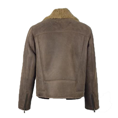 Carter's Brown Biker Shearling Jacket