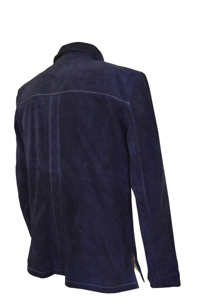 Excellent Design & Comfort Neive's blue suede shirt