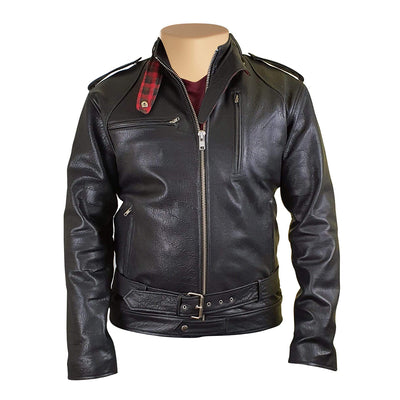High-Class Dalton Bubble Textured Moto Jacket