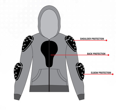 Armored Hoodie with Kevlar Lining