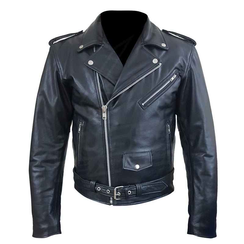Perfect Classic Black Premium Leather Motorcycle Jacket