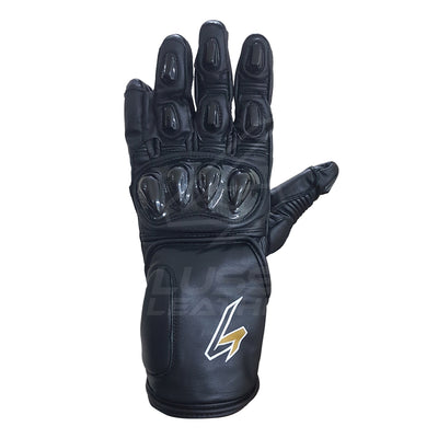 Gauntlet motorcycle racing gloves