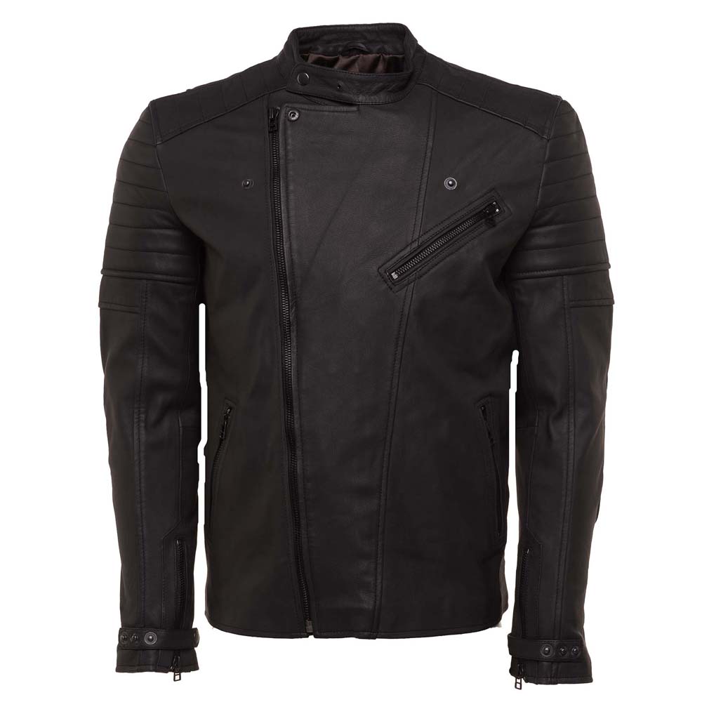 Turner's Matte Leather Biker Jacket