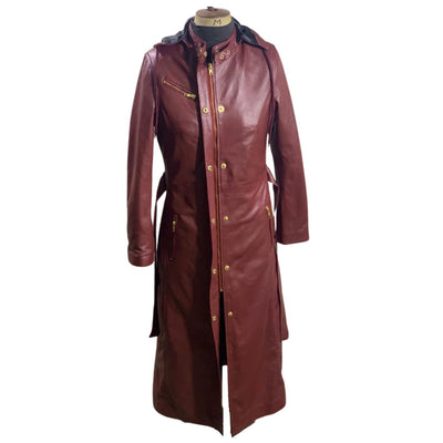 Nora's Trendy Women's long hooded overcoat