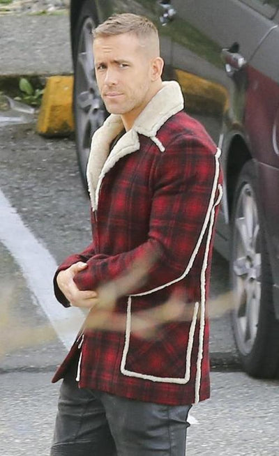 Warm and Soft Ryan Reynolds' Faux Shearling Jacket 